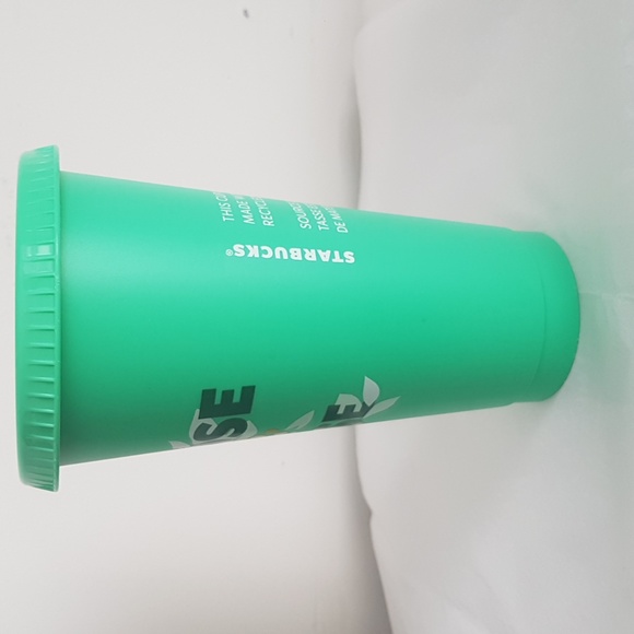 Starbucks 2023 Choose to Reuse Earth Green Tall Reusable Cup w Lid 24 oz/709 ml - Picture 2 of 16